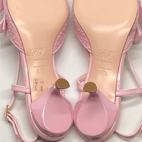 Roger Vivier Virgule Bow Comma-Heel Slingback Pumps size 37.5 - Picture 16 of 16